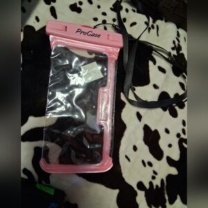 ProCase pink waterproof phone pouch